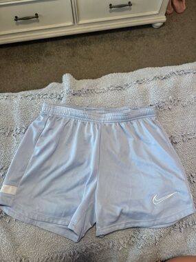 Nike Women's Light Blue Athletic Shorts